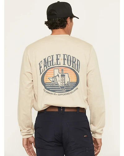 Benchmark FR Men's Ford Shale of South Texas Long Sleeve Work T-Shirt