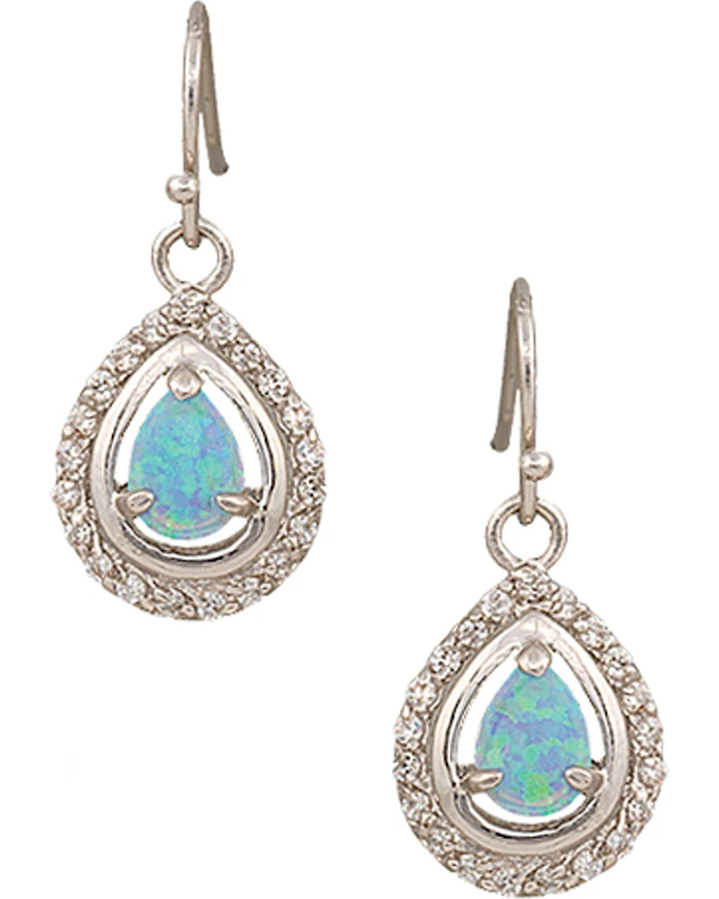 Montana Silversmiths Women's Opal Drop Earrings