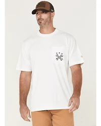 Hawx Men's Wrenches Embroidered Pocket Short Sleeve Work T-Shirt