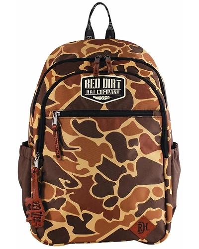 Red Dirt Hat Camo Print Backpack