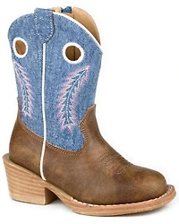 Roper Toddler Girls' Willow Western Boots - Broad Square Toe