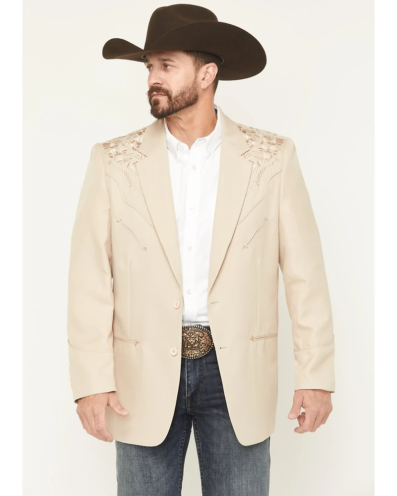 Scully Men's Floral Embroidered Sportcoat