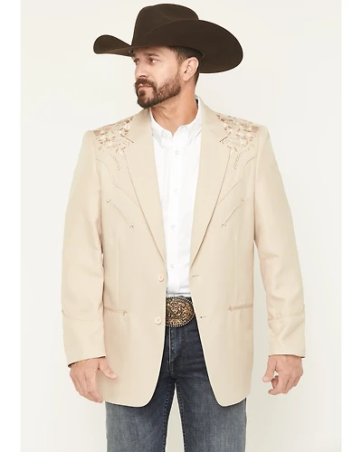 Scully Men's Floral Embroidered Sportcoat