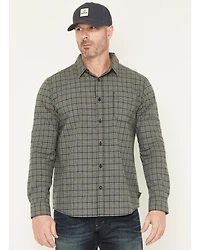 Brothers and Sons Men's Bryce Plaid Print Long Sleeve Button-Down Western Shirt