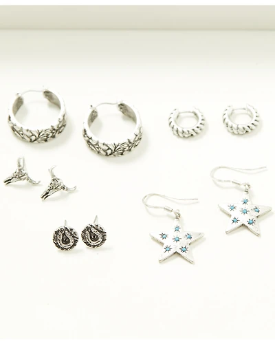 Idyllwind Women's Elberta Star Earring Set - 5 Piece