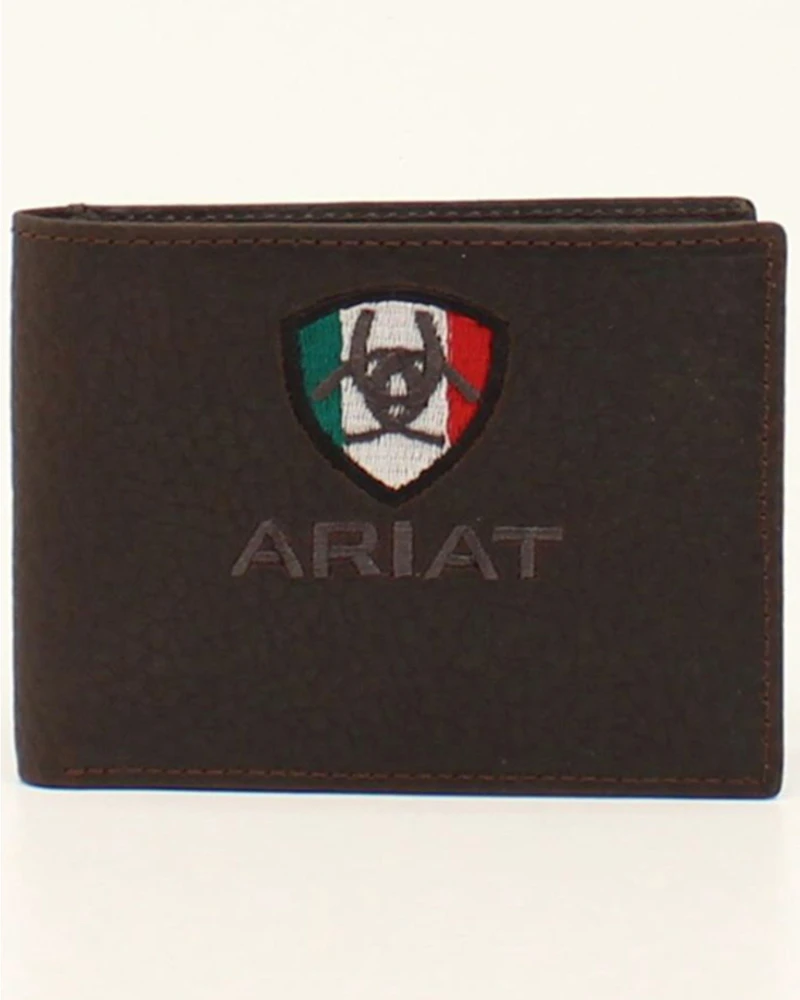 Ariat Men's Mexican Flag Bifold Wallet