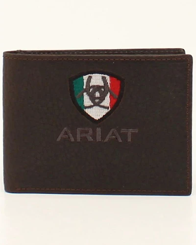 Ariat Men's Mexican Flag Bifold Wallet