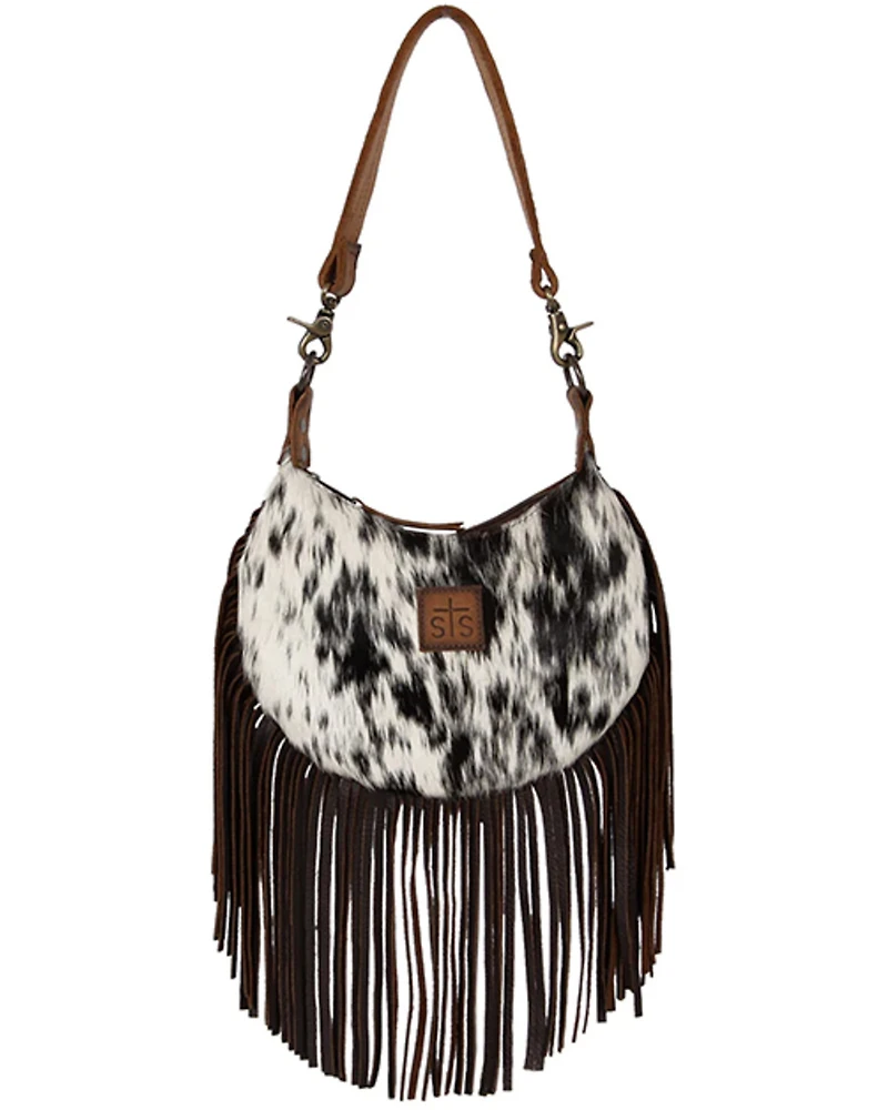 STS Ranchwear by Carroll Women's Cowhide Nellie Fringe Shoulder Bag