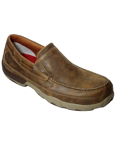 Twisted X Men's Bomber Composite Toe Driving Moc Work Shoes