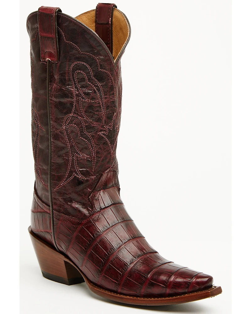 Shyanne Women's Aspen Exotic American Alligator Western Boots - Snip Toe