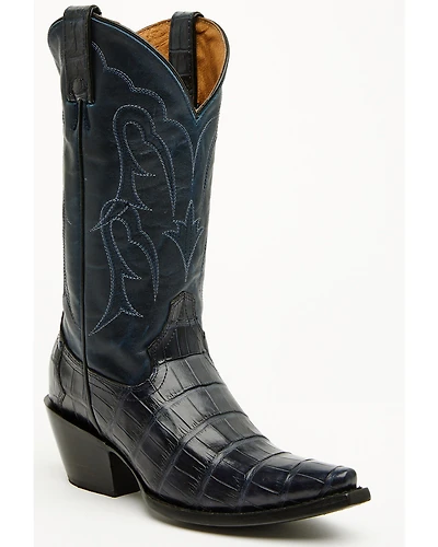 Shyanne Women's Aspen Exotic American Alligator Western Boots - Snip Toe