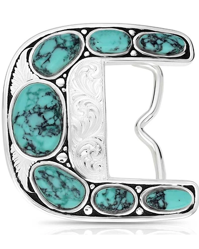 Montana Silversmiths Women's Clear Blue Sky Belt Buckle