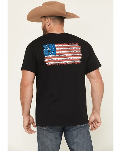 NRA Men's 2nd Amendment Patriotic Short Sleeve Graphic T-Shirt