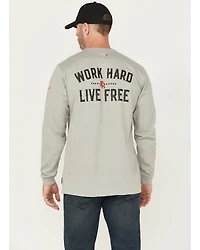 Ariat Men's FR Work Hard Live Free Short Sleeve Pocket Shirt