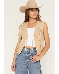 Scully Women's Suede Fringe Vest