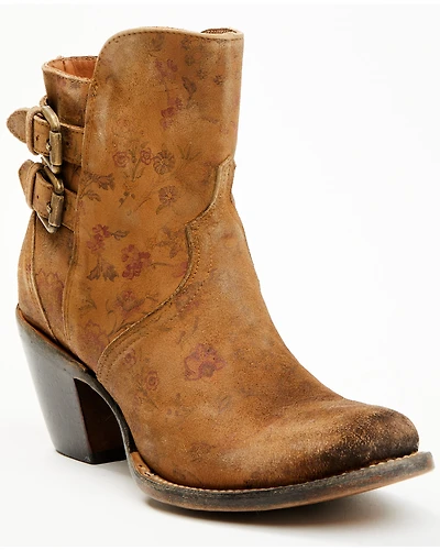 Lucchese Women's Handmade 1883 Catalina Booties - Round Toe