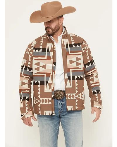RANK 45® Men's Cheneka Exploded Southeastern Print Softshell Jacket