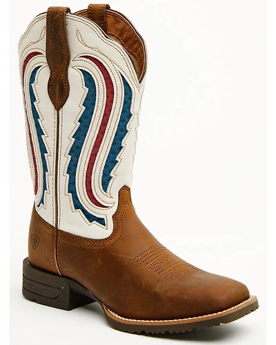 Ariat Women's 11" Ranchwork VentTEK Performance Western Boots - Broad Square Toe