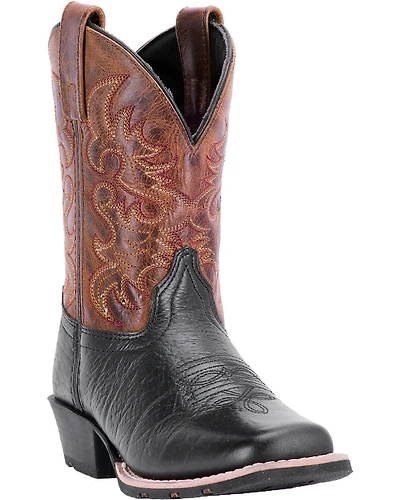 Dan Post Boys' Little River Western Boots - Square Toe