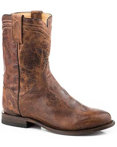 Roper Men's Roderick REST Full-Grain Leather Western Boot - Round Toe