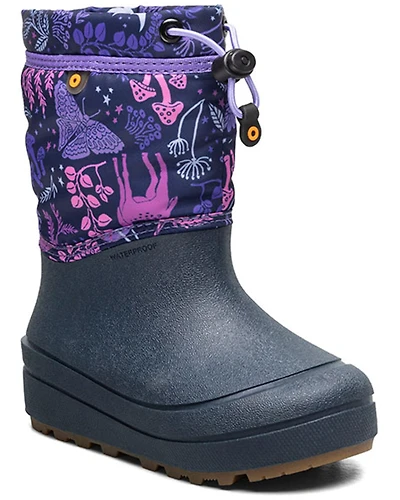 Bogs Girls' Snow Shell Zip Cosmic Forest Rubber Boots