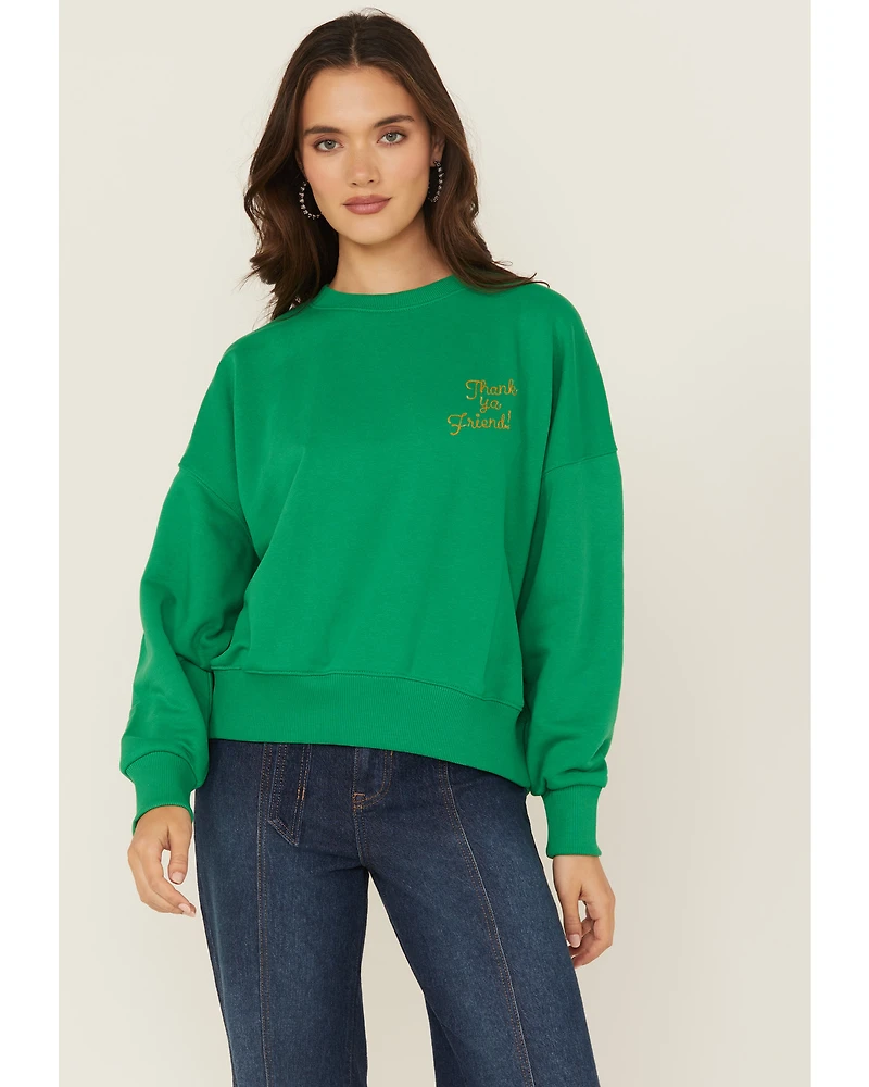 Wrangler X Lainey Wilson Women's Thank Ya Friend Sweatshirt