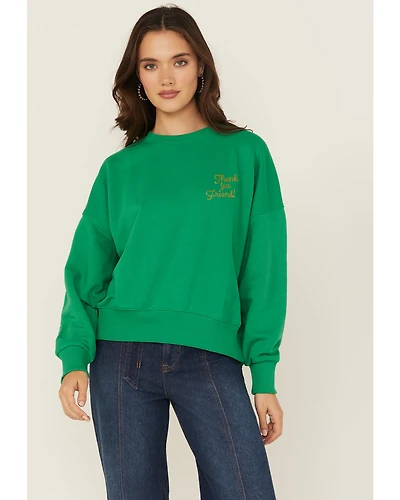 Wrangler X Lainey Wilson Women's Thank Ya Friend Sweatshirt