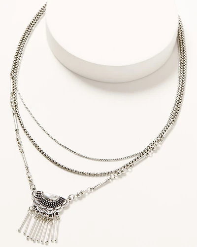Shyanne Women's Medallion Layered Necklace