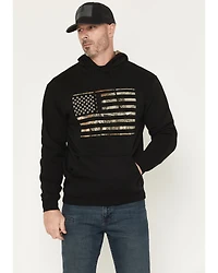 Buckwear Men's Camo Stars & Stripes Patriotic Hooded Sweatshirt
