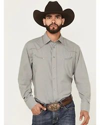 Roper Men's Desert Embroidered Long Sleeve Snap Stretch Western Shirt