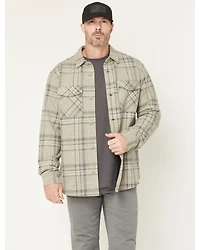 Hawx Men's Gritstone Plaid Print Button-Down Shirt Jacket