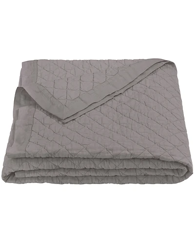 HiEnd Accents Diamond Pattern Linen King Quilt