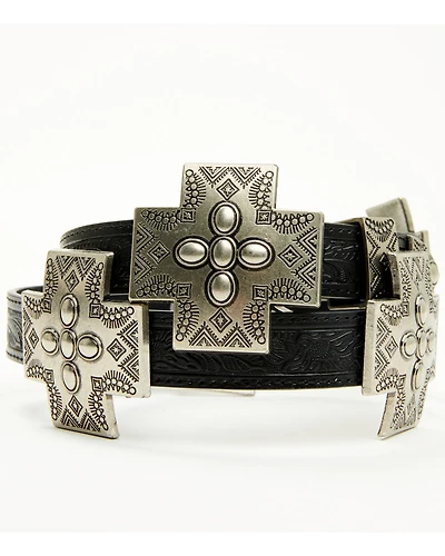 Shyanne Women's Esme Cross Concho Belt