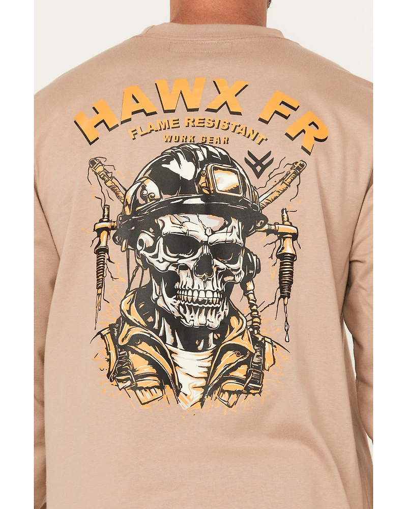 Hawx Men's FR Turbo Charge Long Sleeve Graphic Work T-Shirt