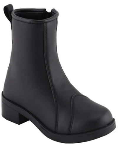 Milwaukee Leather Women's Clean Toe Cap Riding Boots - Round
