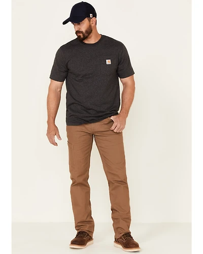 Ariat Men's Field Khaki Rebar M7 Durastretch Made Tough Double Front Straight Leg Work Pants