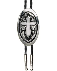 Cody James Men's Oval Cross Bolo Tie