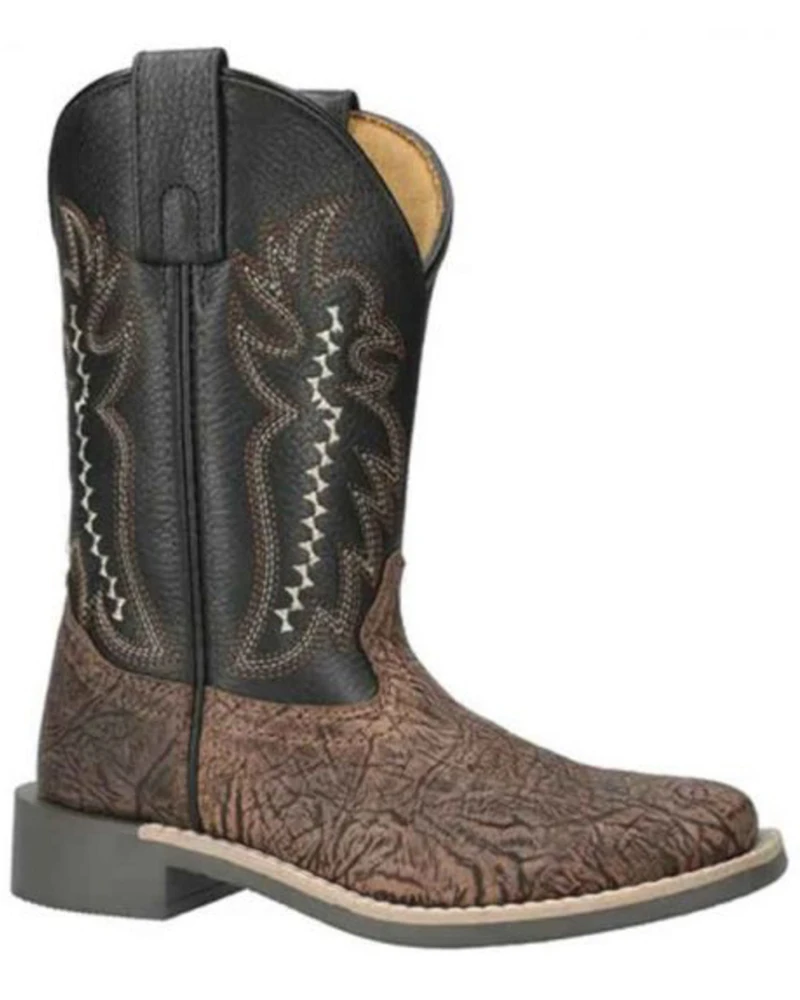 Smoky Mountain Little Boys' Presley Western Boots - Broad Square Toe