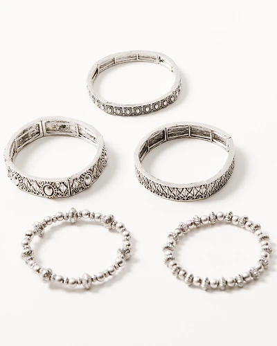 Shyanne Women's Shiloh Ridge Stretch Bracelet Set - 5 Piece