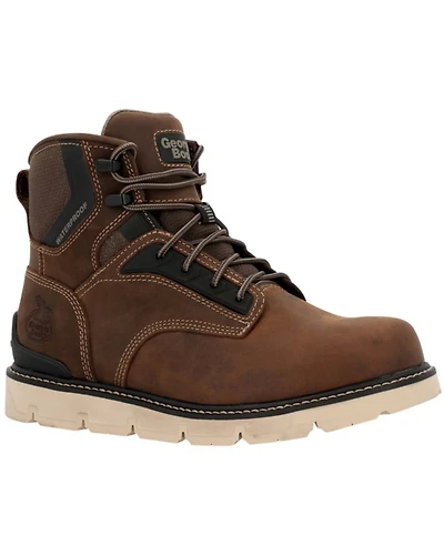 Georgia Men's 6" Carbon Flex Wedge Waterproof Work Boots - Toe
