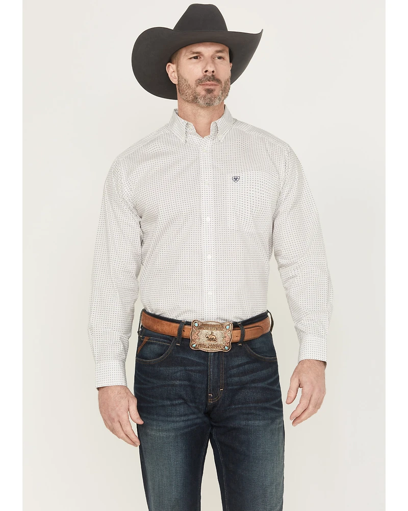 Ariat Men's Cesar Striped Geo Long Sleeve Button-Down Western Shirt