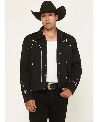 Scully Men's Western Embroidered Snap Jacket
