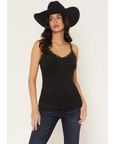 Idyllwind Women's Weona Studded Faux Suede Cami