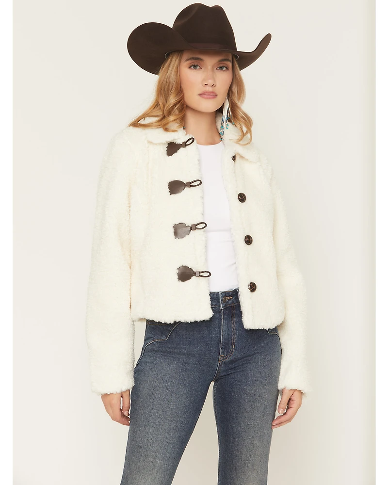 Shyanne Women's Toggle Front Sherpa Jacket