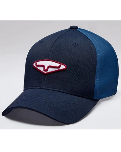 Kimes Ranch Men's Navy Dynamite Logo Patch Solid-Back Trucker Cap