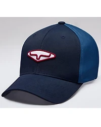 Kimes Ranch Men's Navy Dynamite Logo Patch Solid-Back Trucker Cap