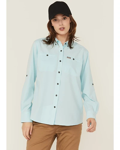 Ariat Women's Rebar Made Tough 360 Long Sleeve Button-Down Work Shirt