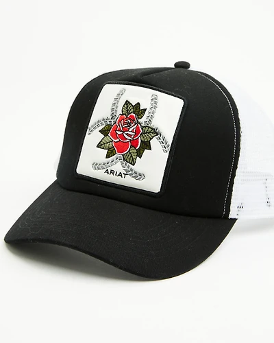 Ariat Women's Rose Patch Ball Cap