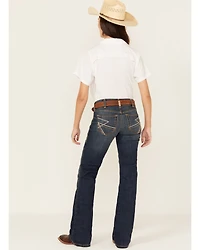 Ariat Women's Sonia Dark Wash Mid Rise Bootcut Stretch Denim Jeans