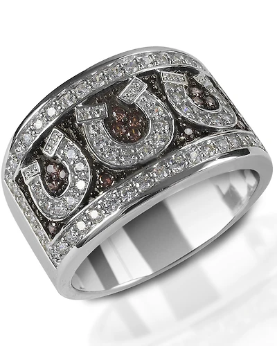Kelly Herd Women's Pave Horseshoe Ring